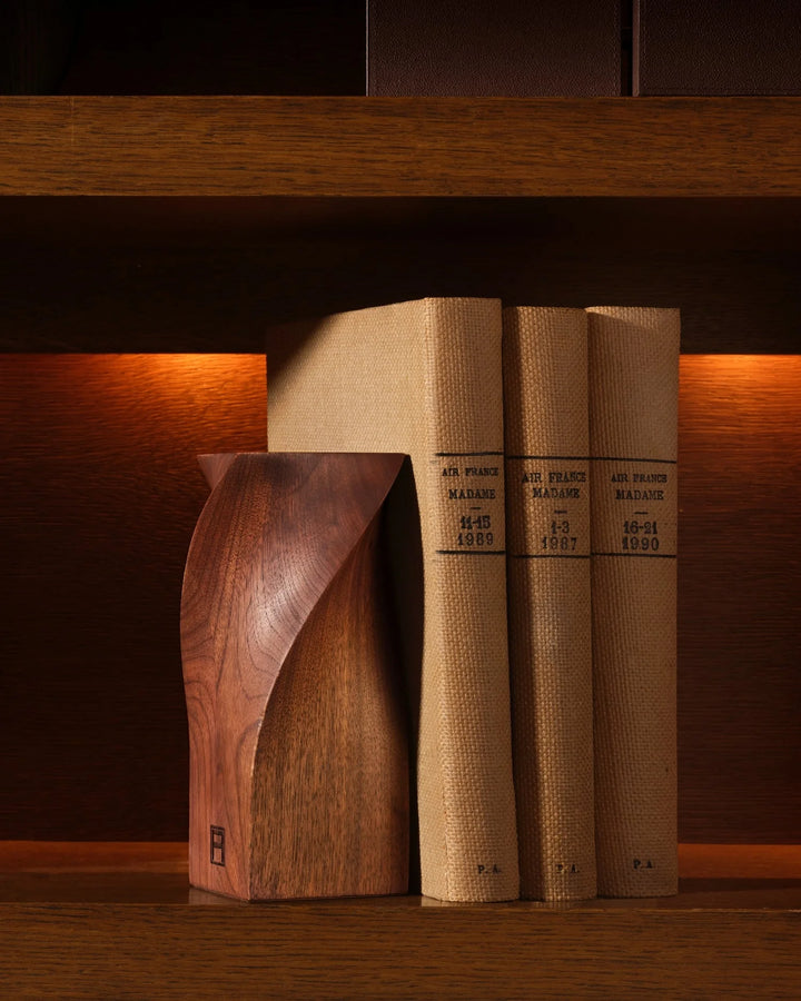 Twist - Bookend - Wood