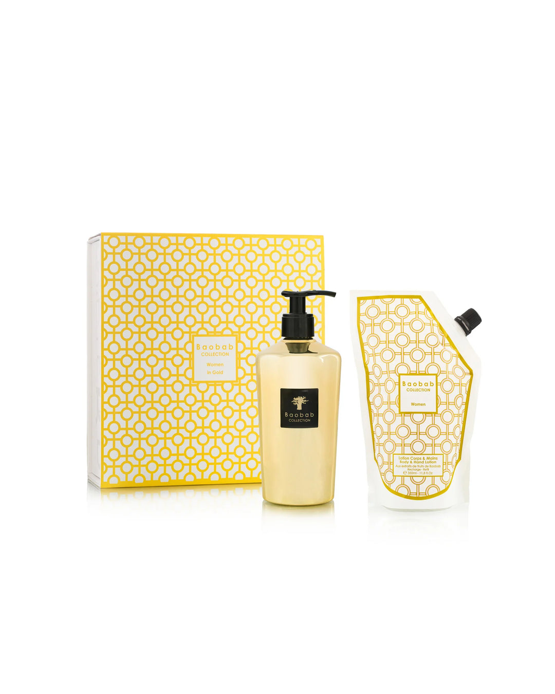 Gift Box - Hand Wash Gel Women In Gold