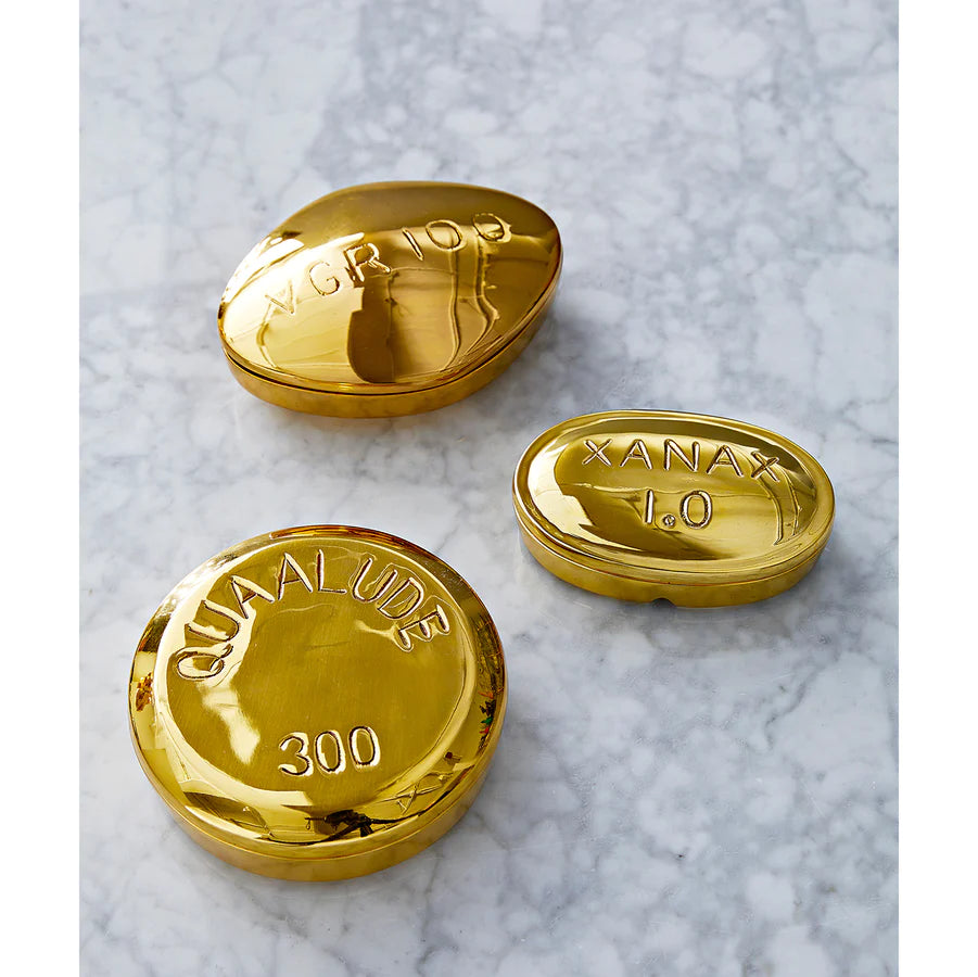 Viagra Brass Pill Box