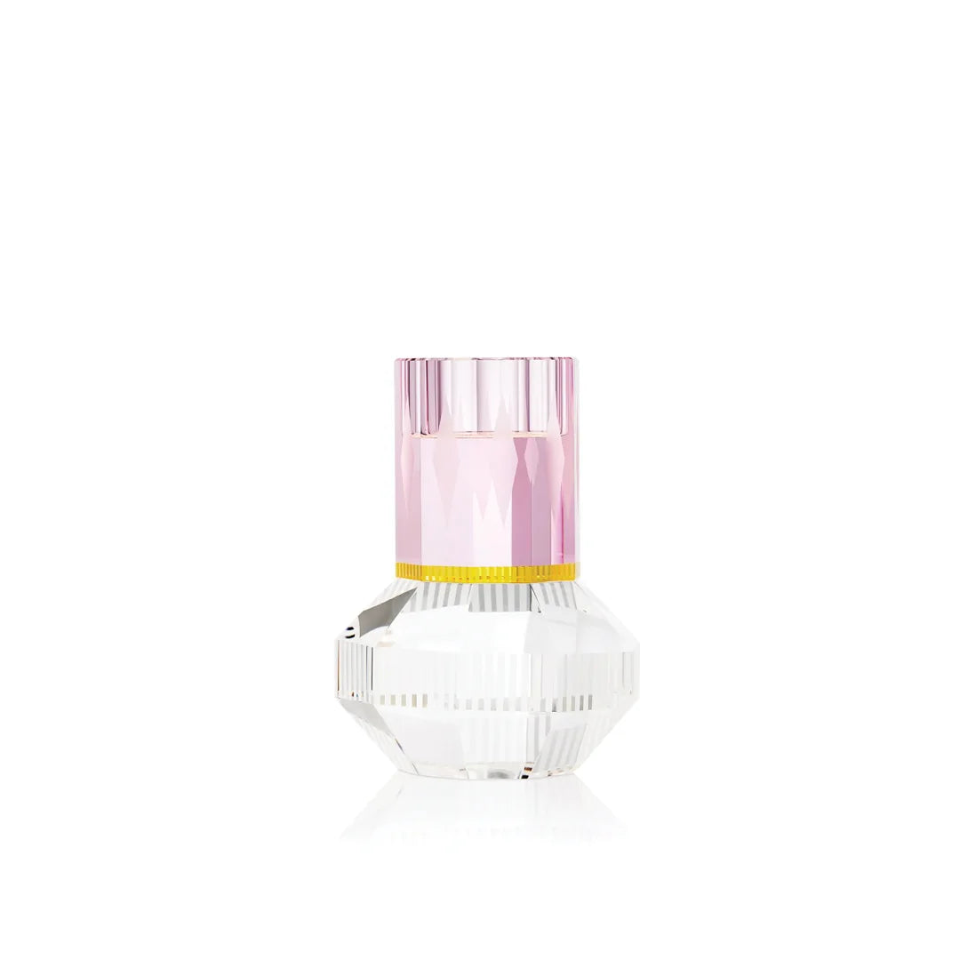 Tealight Holder - Chicago - Rose/Yellow/Clear