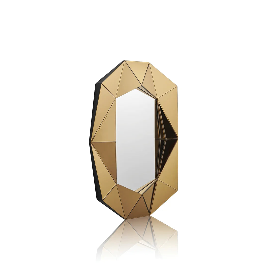 Mirror - Diamond Large - Bronze