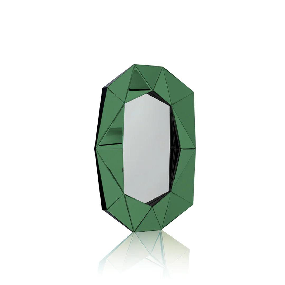 Mirror - Diamond Large - Emerald