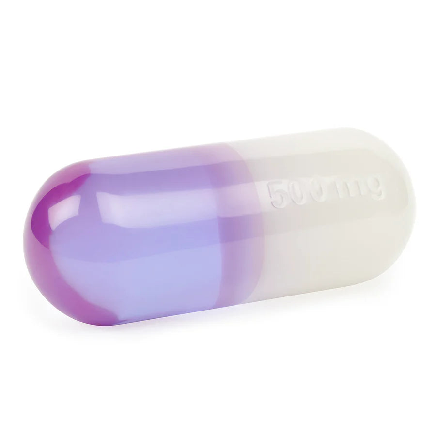 Large Acrylic Pill Purple