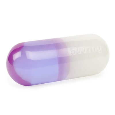 Large Acrylic Pill Purple