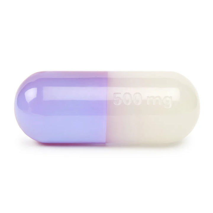 Large Acrylic Pill Purple