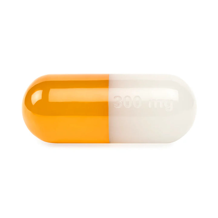 Medium Acrylic Pill Orange