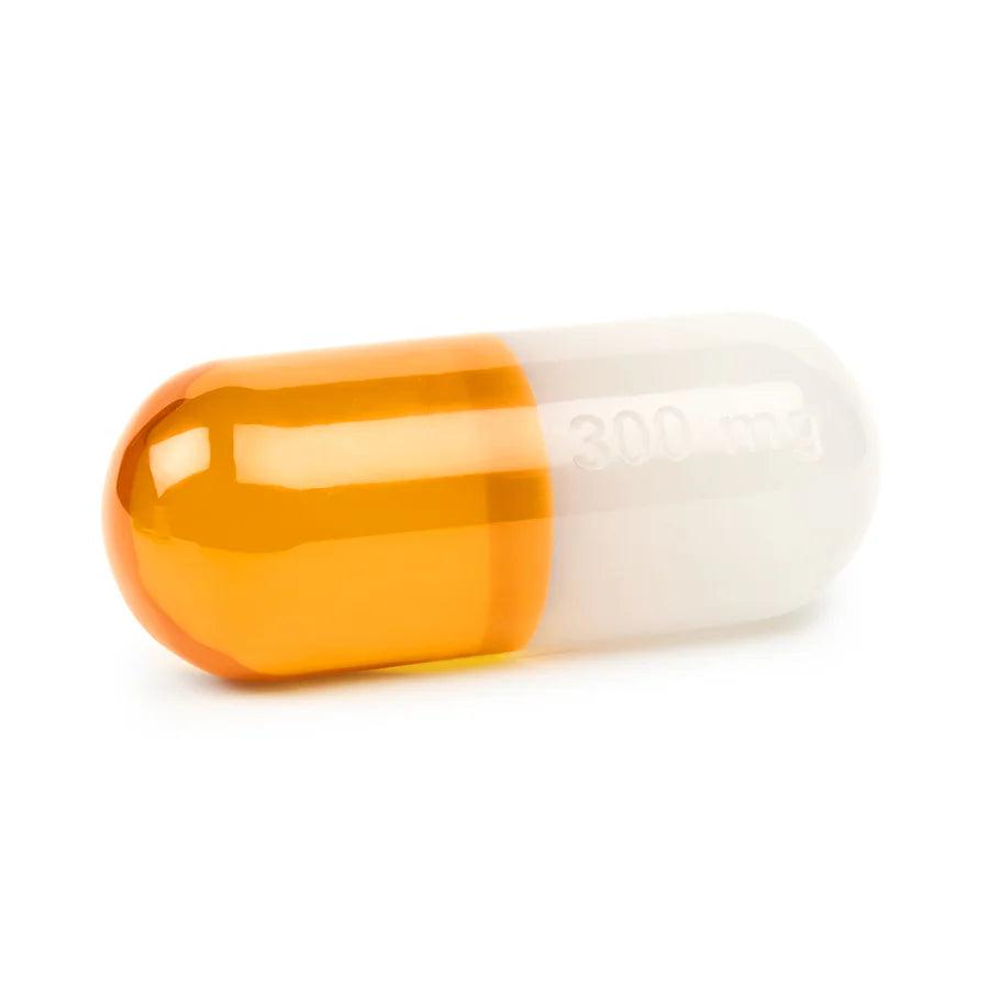 Medium Acrylic Pill Orange