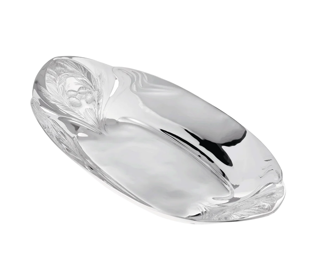 Gallia - Pine Cone Bread Basket - Silver Plated