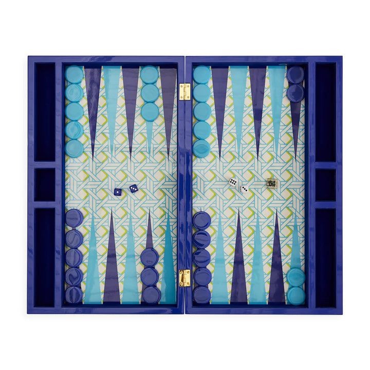 Basketweave Backgammon Set