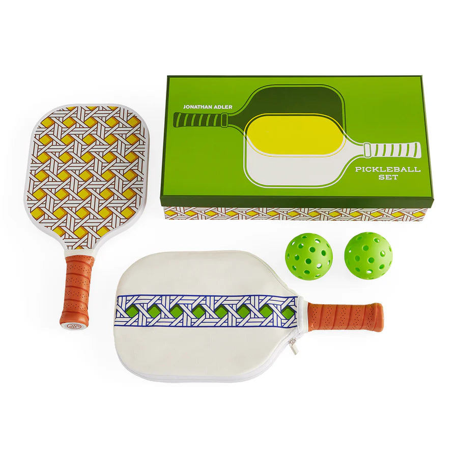 Basketweave Pickleball Set