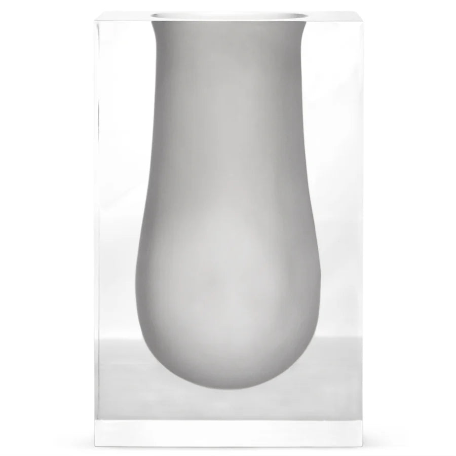 Bel Air Mega Scoop Vase - White