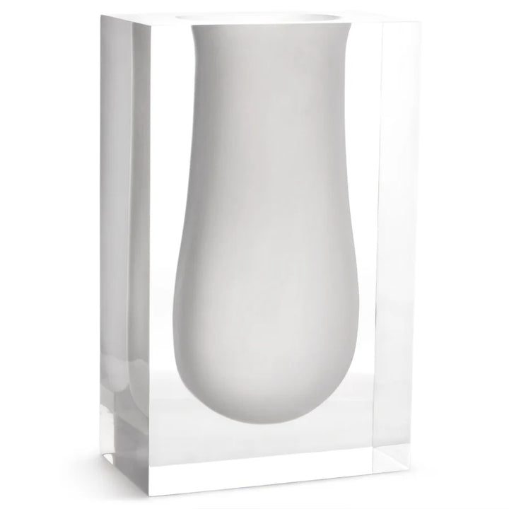 Bel Air Mega Scoop Vase - White