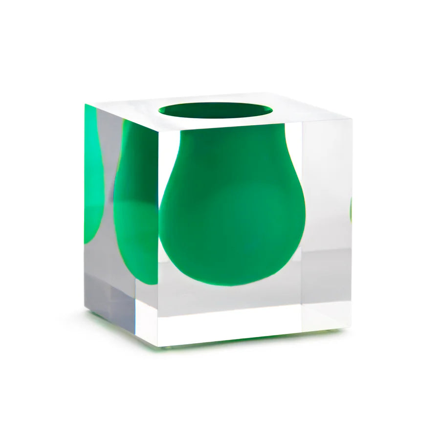 Bel Air Mini Scoop Vase - Emerald