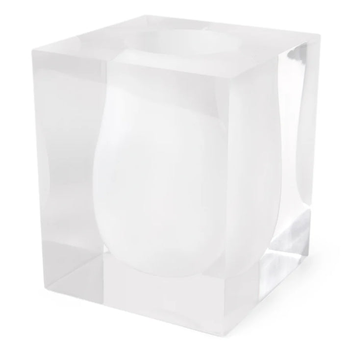 Bel Air Scoop Vase - White