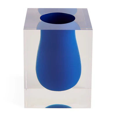 Bel Air Scoop Vase - Cabalt