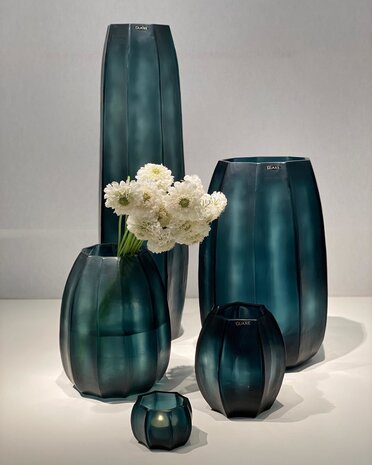 Vase - Koonam - Ocean Blue Indigo - S