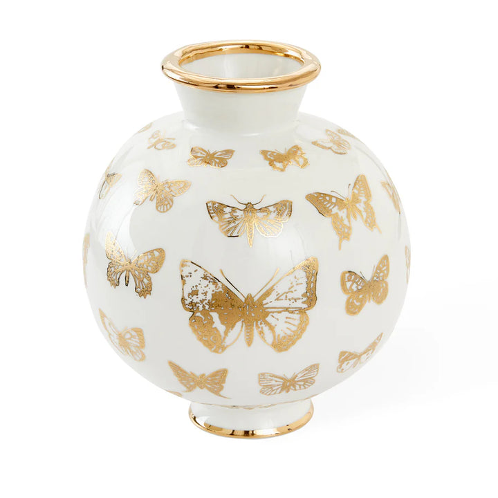 Botanist Round Butterfly Vase