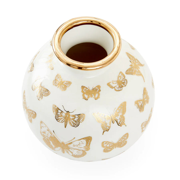 Botanist Round Butterfly Vase