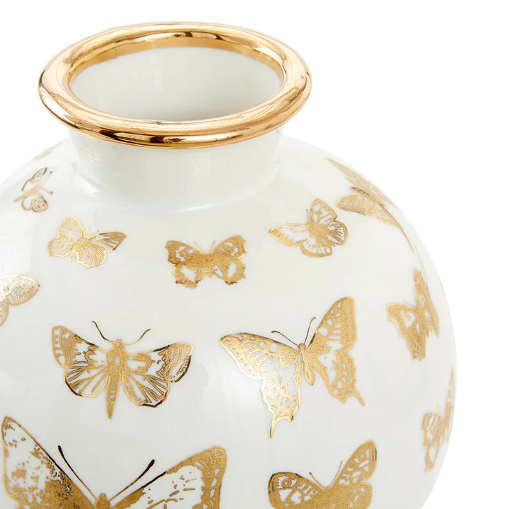 Botanist Round Butterfly Vase