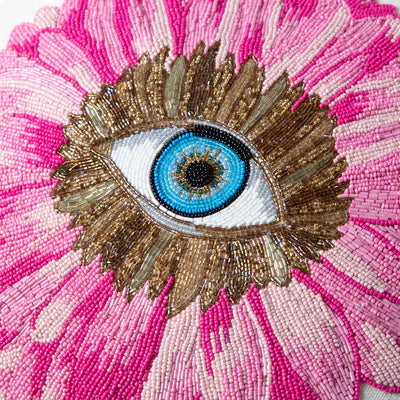 Petals Beaded Cushion