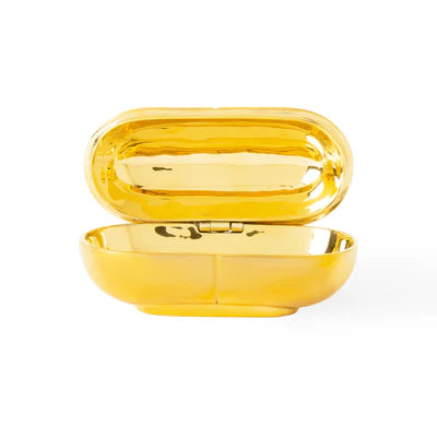 Prozac Pill Box - Brass