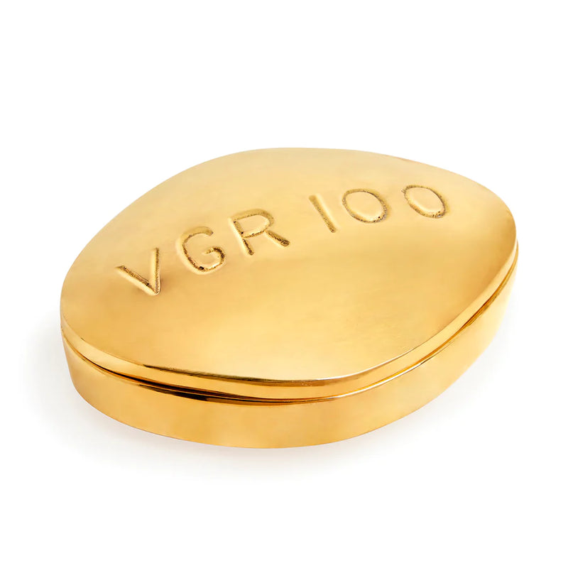Viagra Brass Pill Box