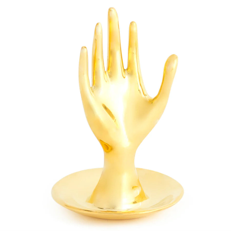 Brass Hand Ring Holder