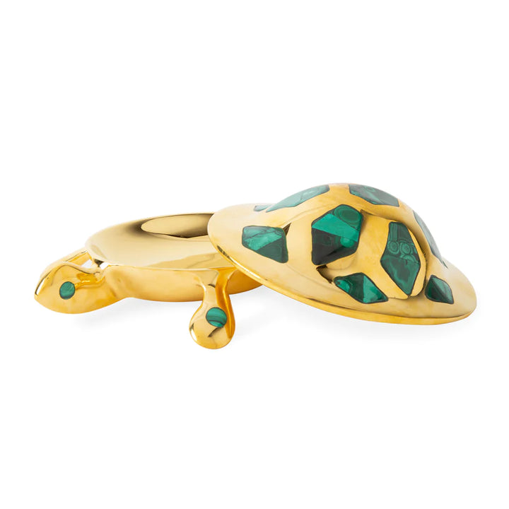 Brass Turtle Box