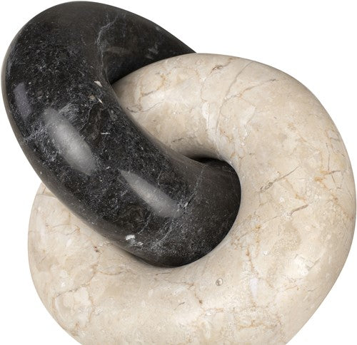 Object - Circlet - Cream & Black Marble