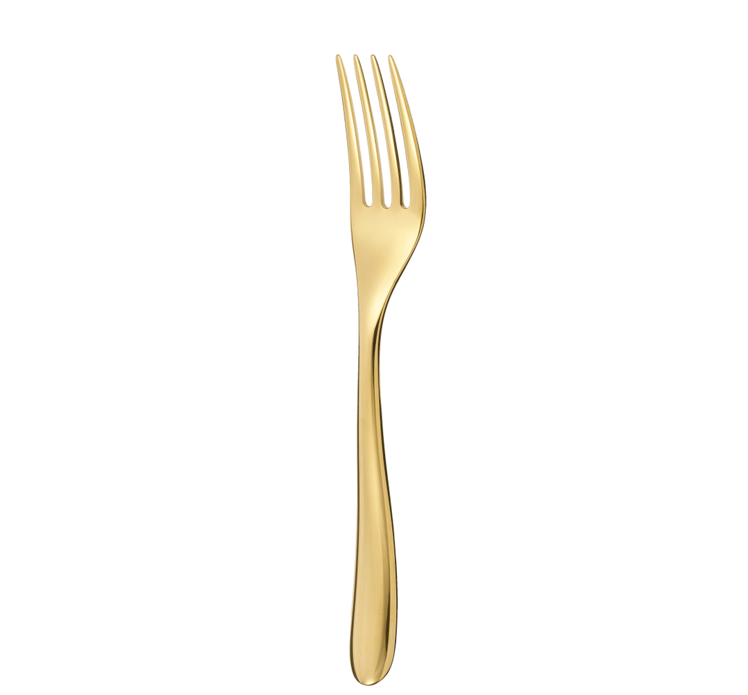 L'Âme de Christofle - table fork - Stainless steel gold colour
