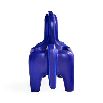 Cobalt Horse Bowl