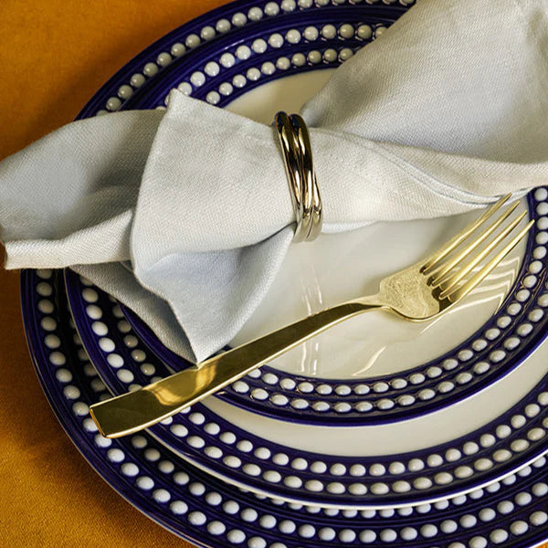 Perlée Bread + Butter Plate - Bleu