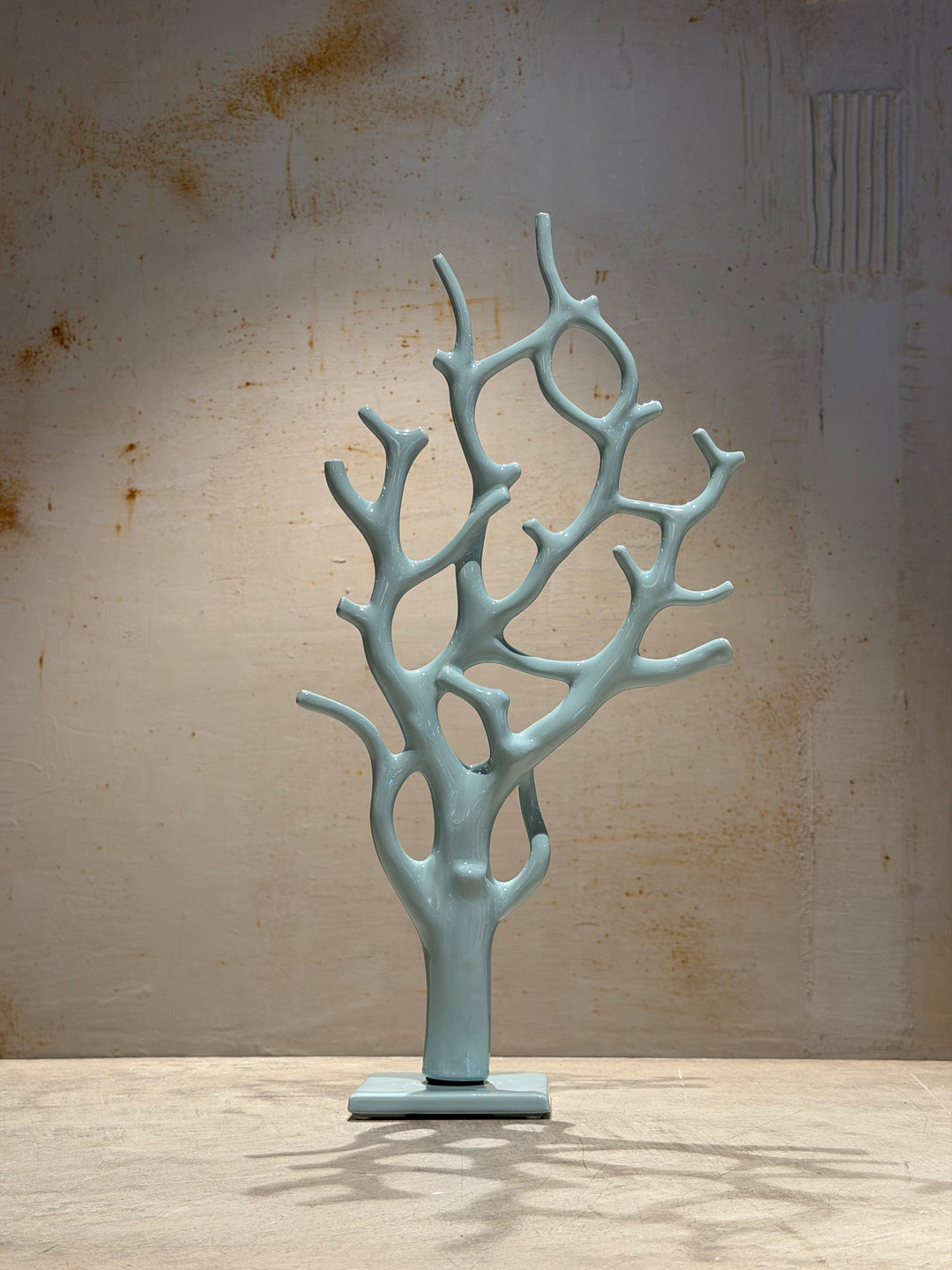 Coral - Glossy Vintage Green