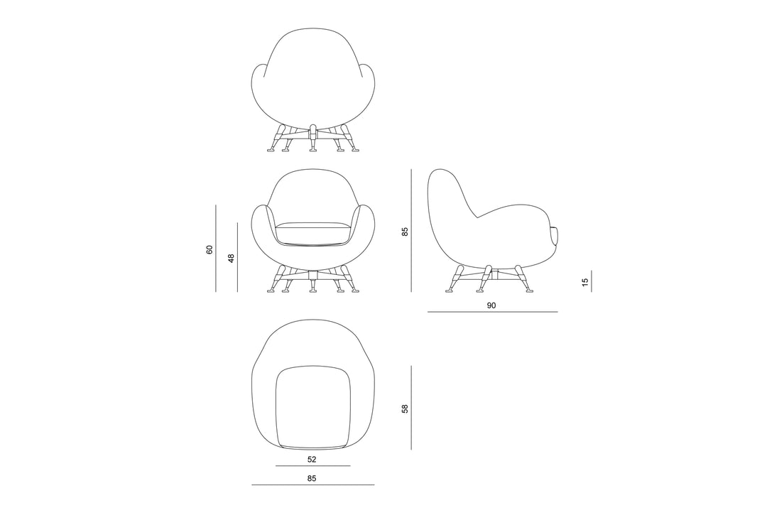 Armchair - Mercury