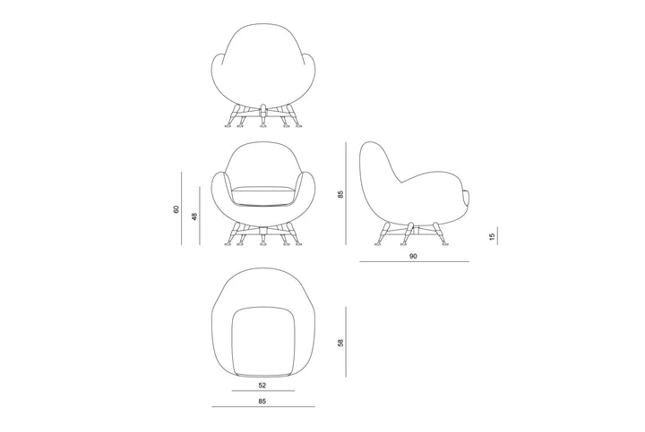 Armchair - Mercury