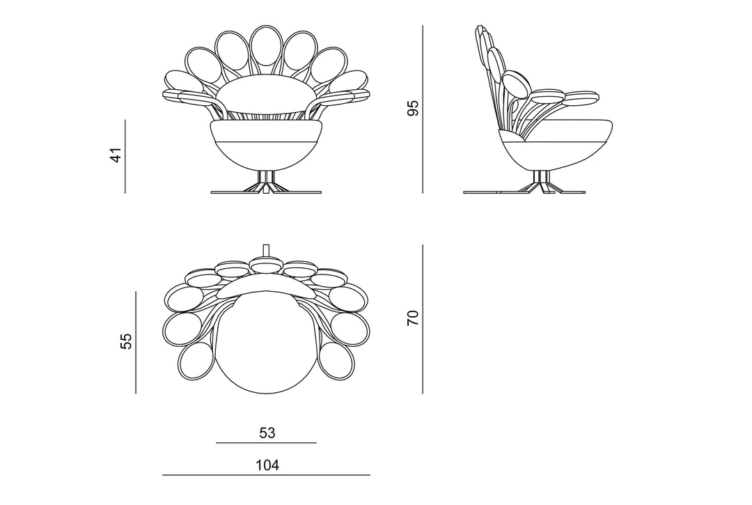 Arm Chair - Pavone