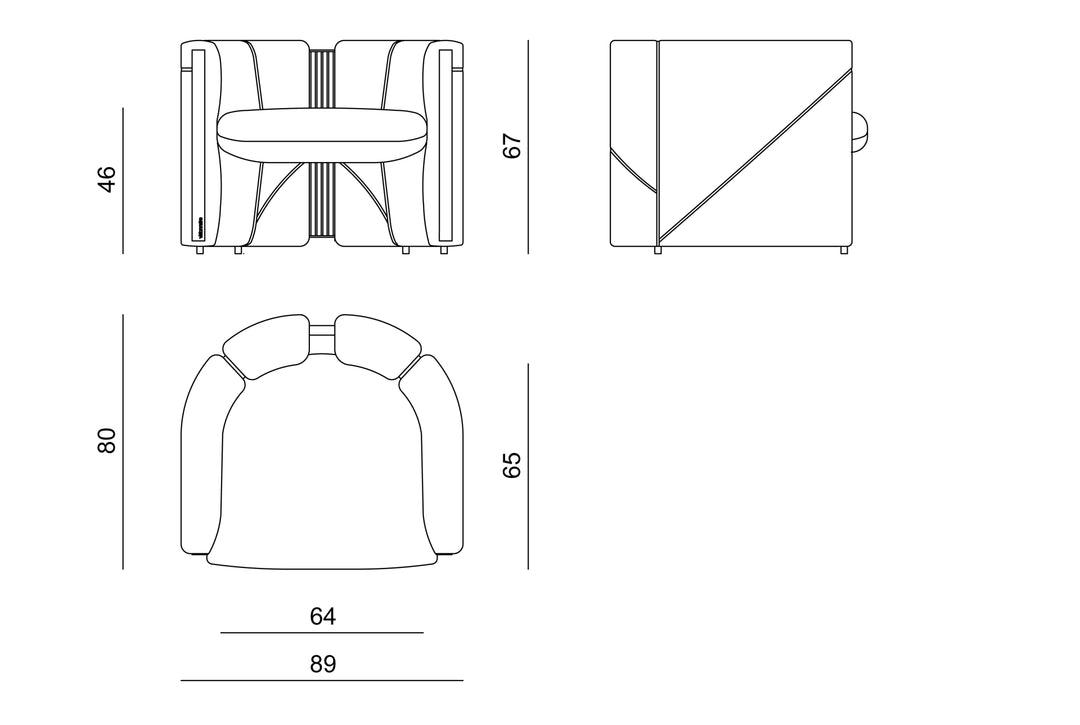 Armchair - Petra