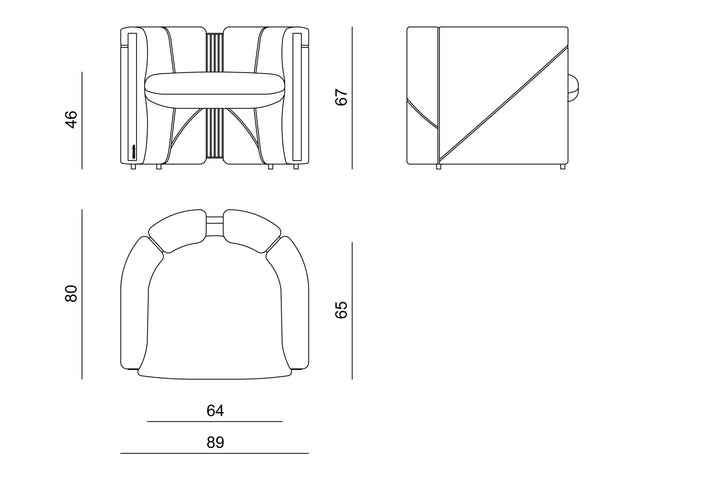 Armchair - Petra