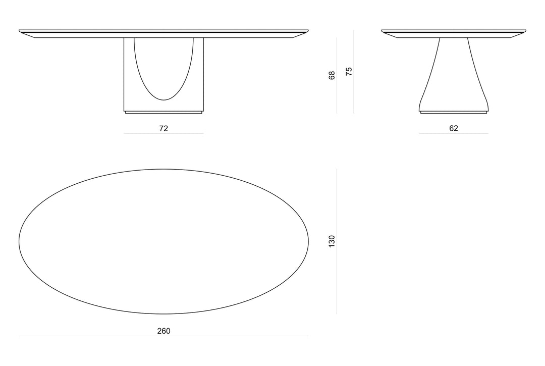 Dining Table - Cameron Steel