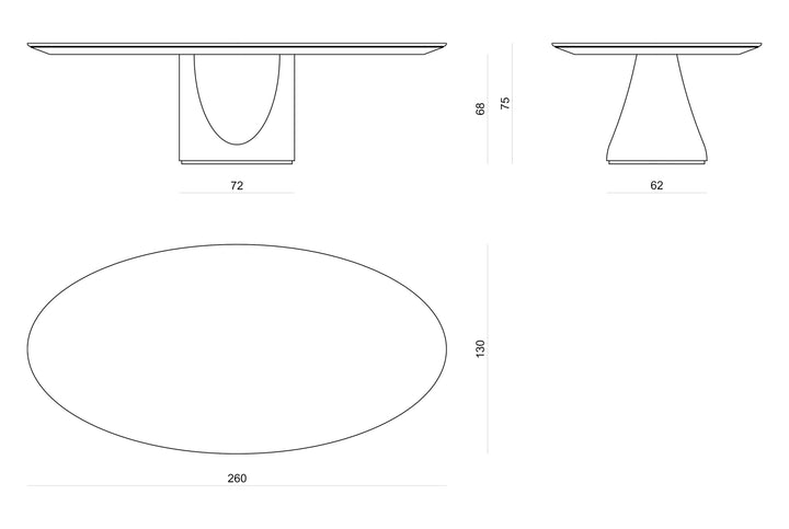 Dining Table - Cameron Steel
