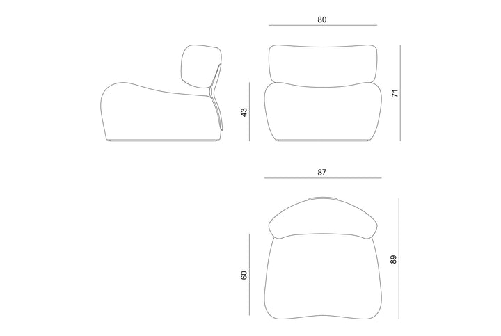 Armchair - Mira