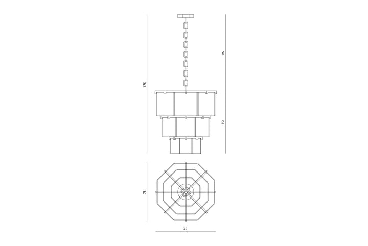 Chandelier - Octagonal Brando