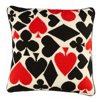 Full Deck Needlepoint Cushion