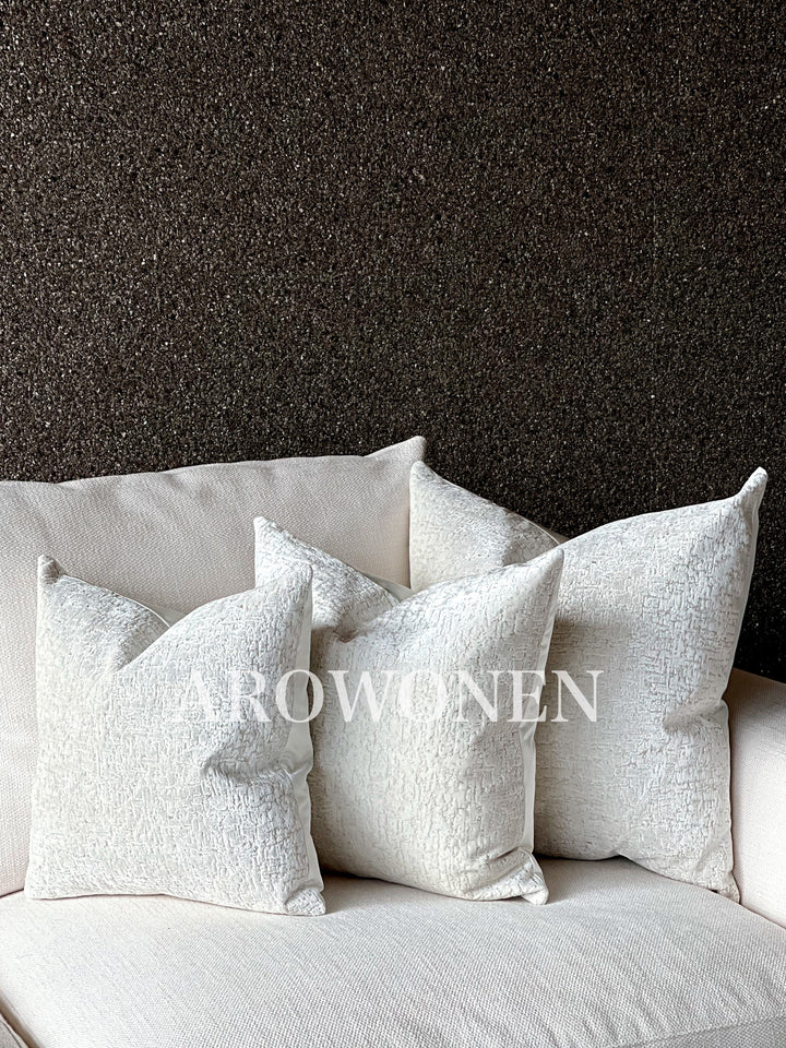 Decorative Cushion - Zephyr - White Frost