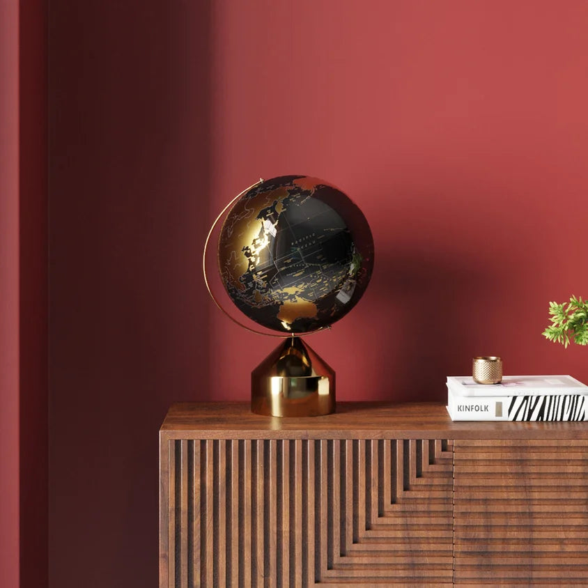 Object - Globe Top Gold  - 47cm