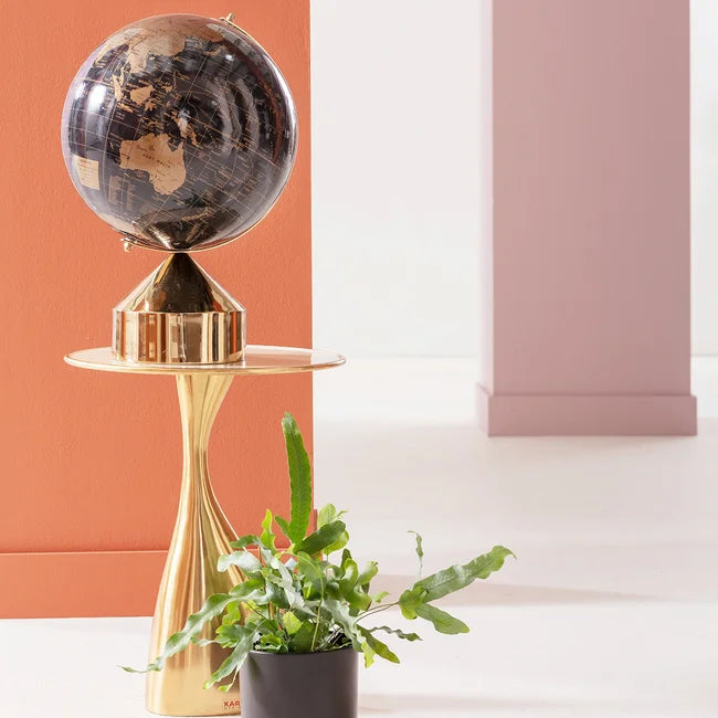 Object - Globe Top Gold  - 47cm