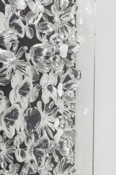 Art - Silver Flower - 100x100cm
