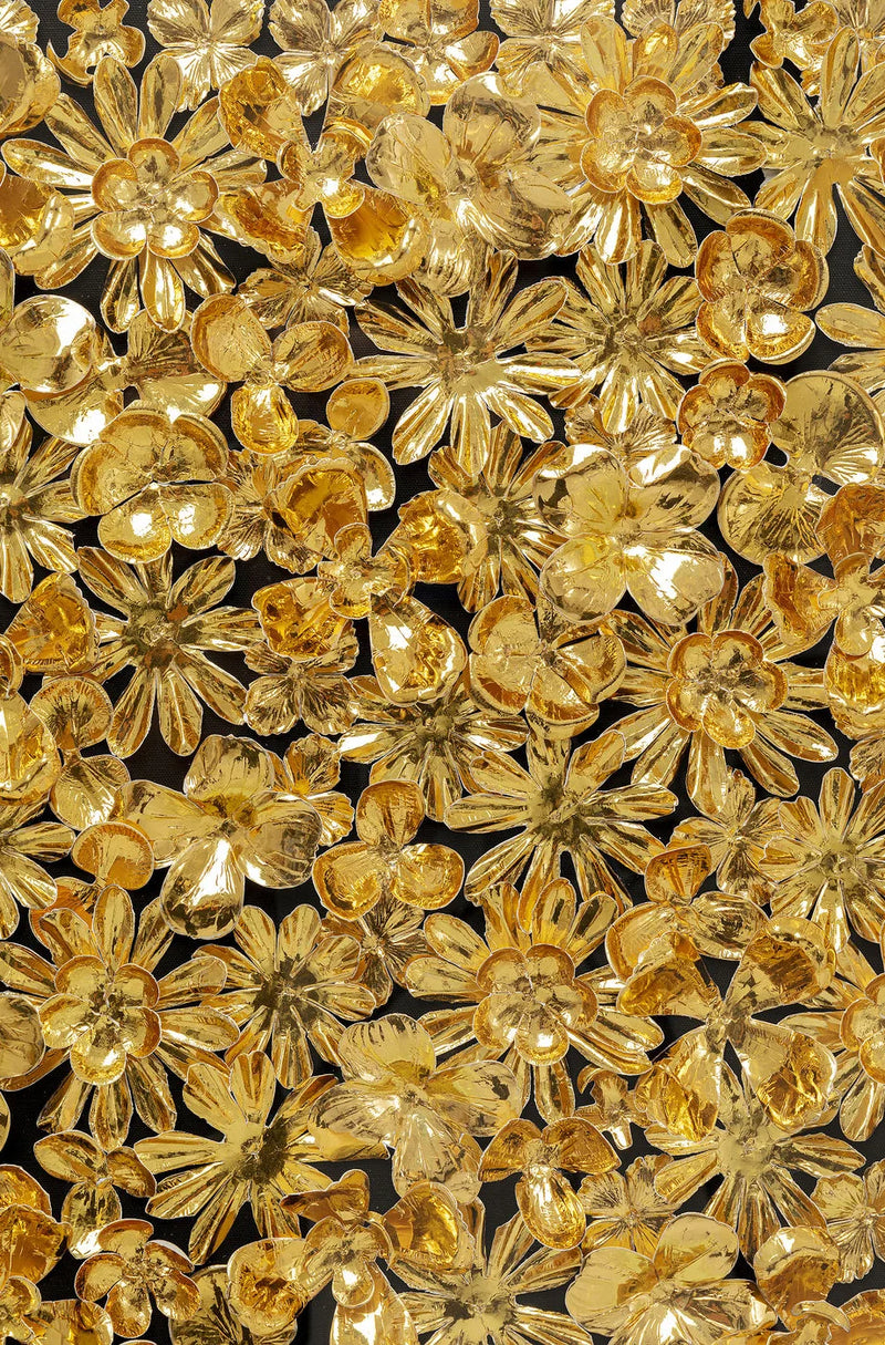 Deco - Object - Frame - Gold Flower - 80X80cm