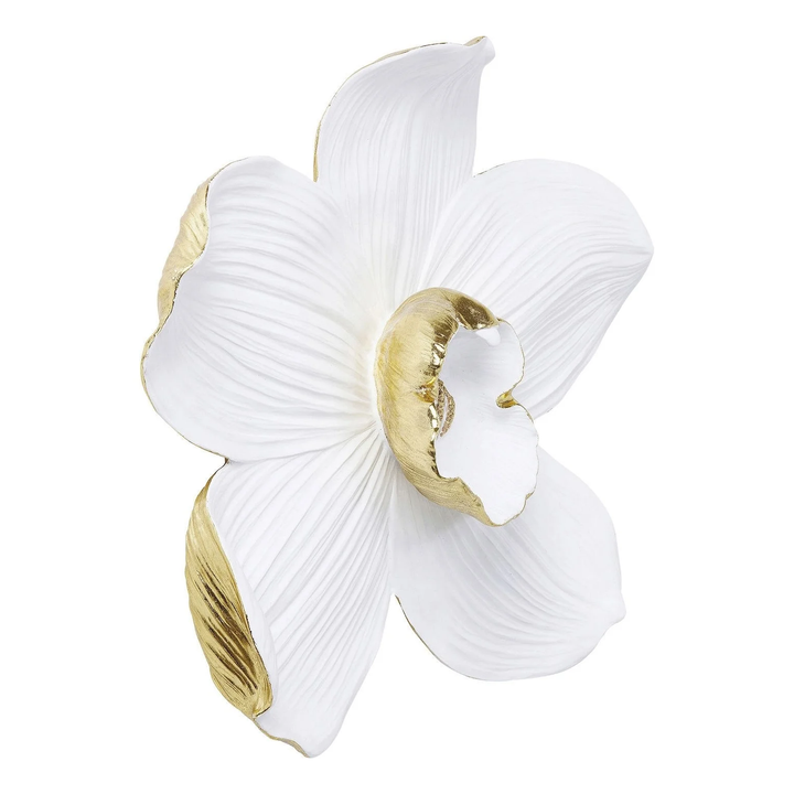 Wall - Decoration - Orchid - White - 54cm