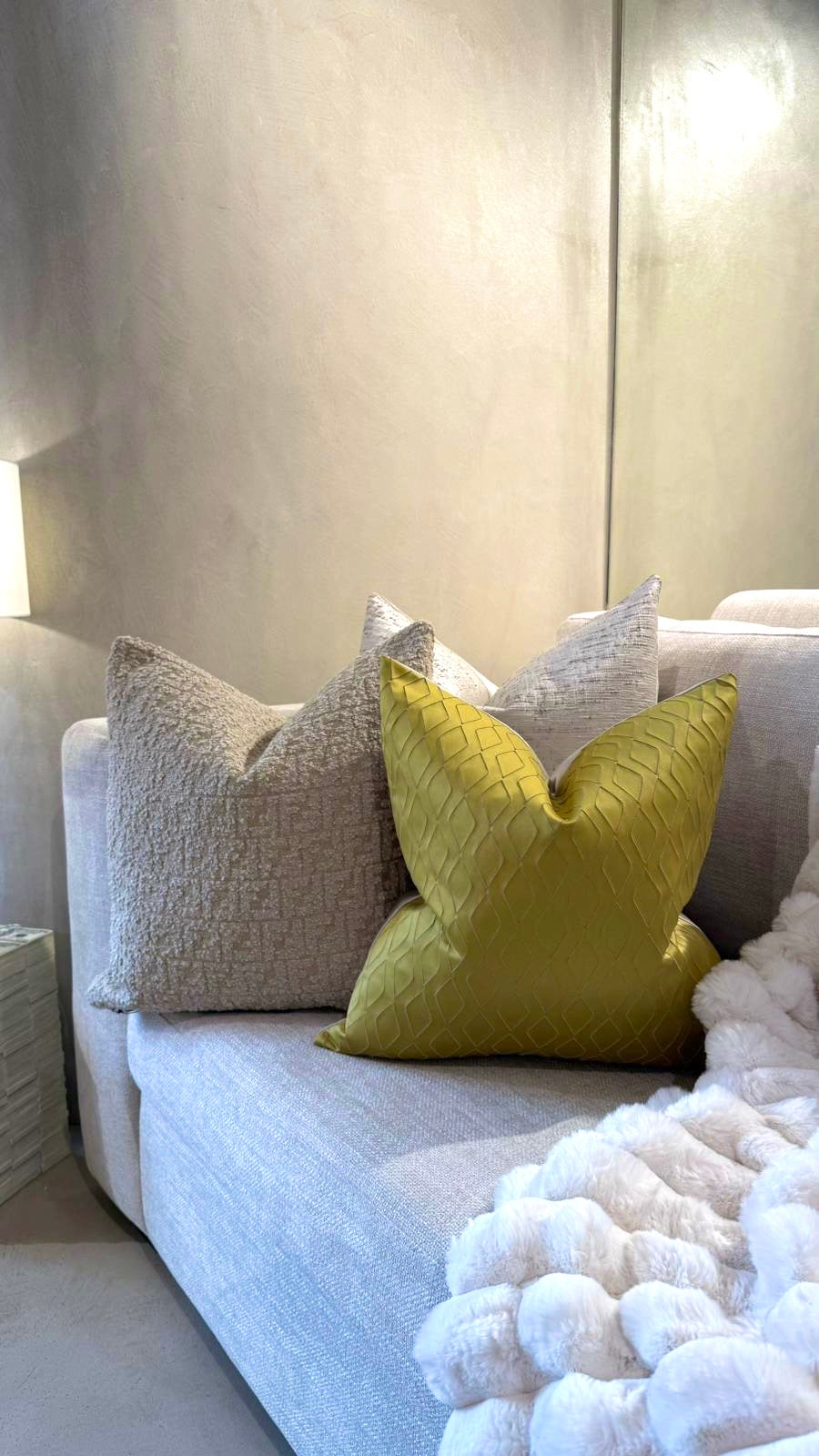 Decorative Cushion - Jade - Ochre Yellow